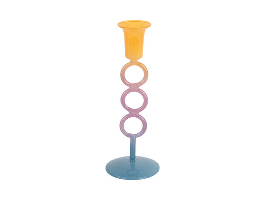 Candle Holder Anillo Vivo Medium - Mango Yellow