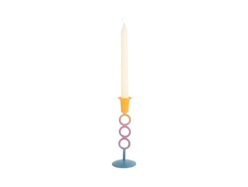 Candle Holder Anillo Vivo Medium - Mango Yellow