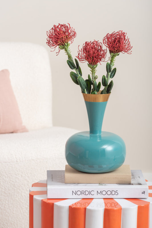 Vase Yara Small - Turquoise Blue