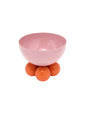 Bowl Double Funky - Soft Pink & Bright Orange - SMALL