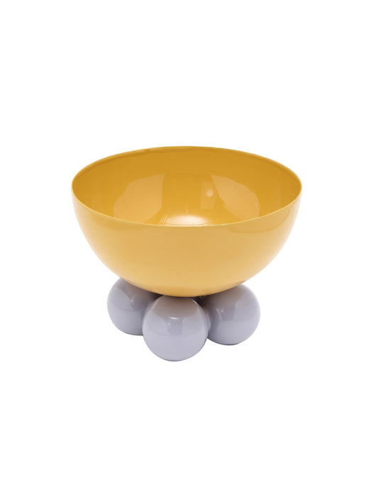 Bowl Double Funky, Bright Yellow & Soft Purple - MEDIUM